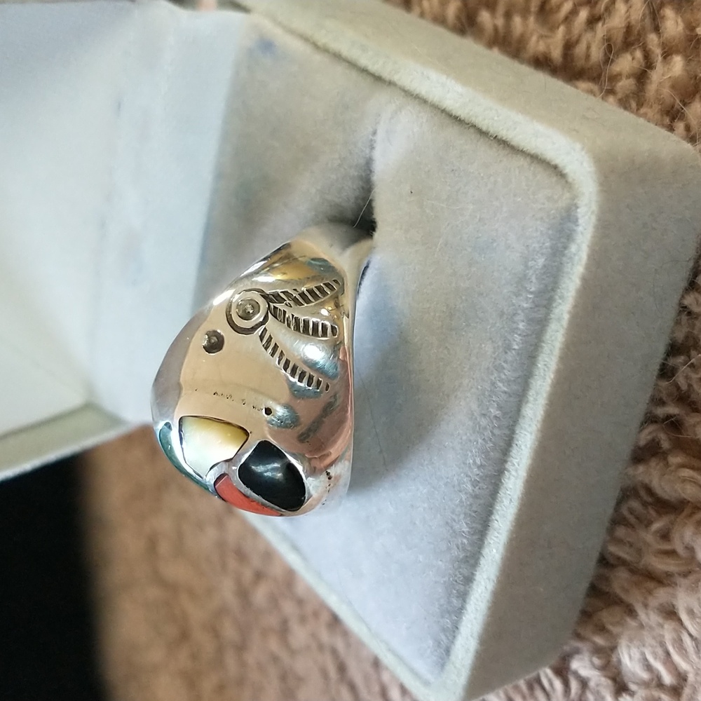 Silver Western Ring - image 3